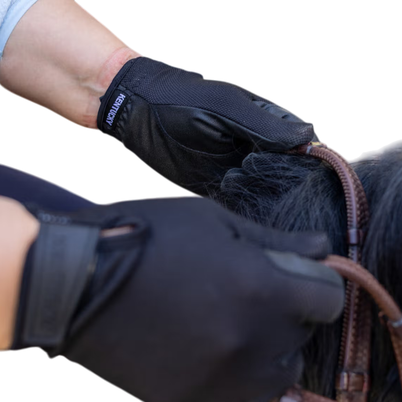 Kentucky Horsewear - Reithandschuhe Grip Summer schwarz