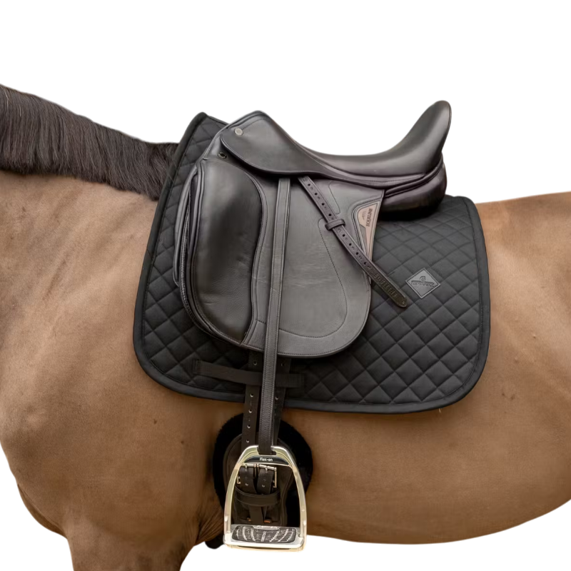 Kentucky Horsewear - Dressurpad Diamond mit Kunstschaffell-Futter schwarz