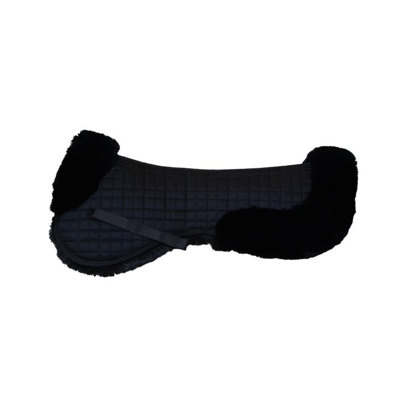 Kentucky Horsewear - Absorb sheepskin saddle pad black | - Ohlala