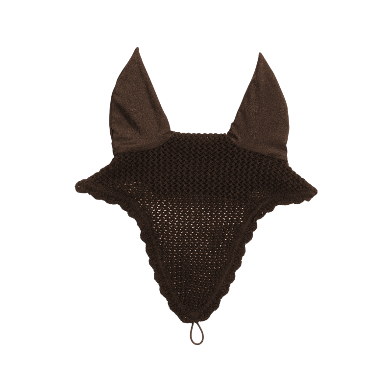 Kentucky Horsewear - Long noise-reducing bonnet brown | - Ohlala