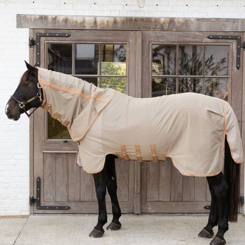 Kentucky Horsewear - Couverture anti-mouches Confort beige | - Ohlala