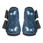 Kentucky Horsewear - Sammy Collection horse print front boots black | - Ohlala