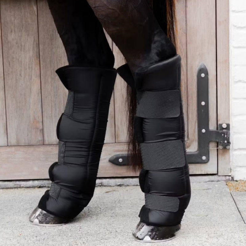 Kentucky Horsewear - Long Stable Boots Protect Hind Legs Black | - Ohlala