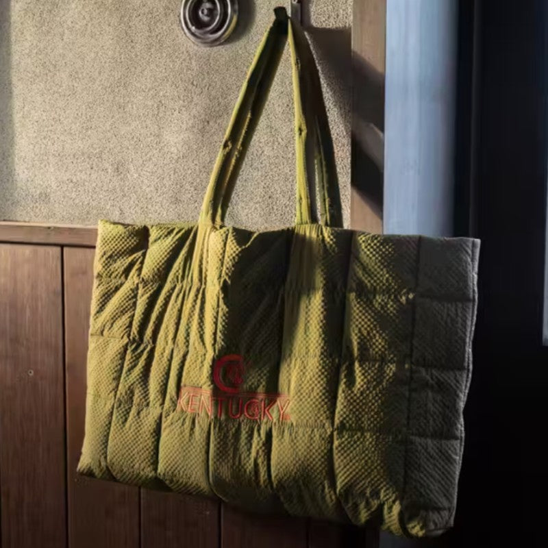 Kentucky Horsewear - Khaki Kentucky Logo Padded Bag | - Ohlala