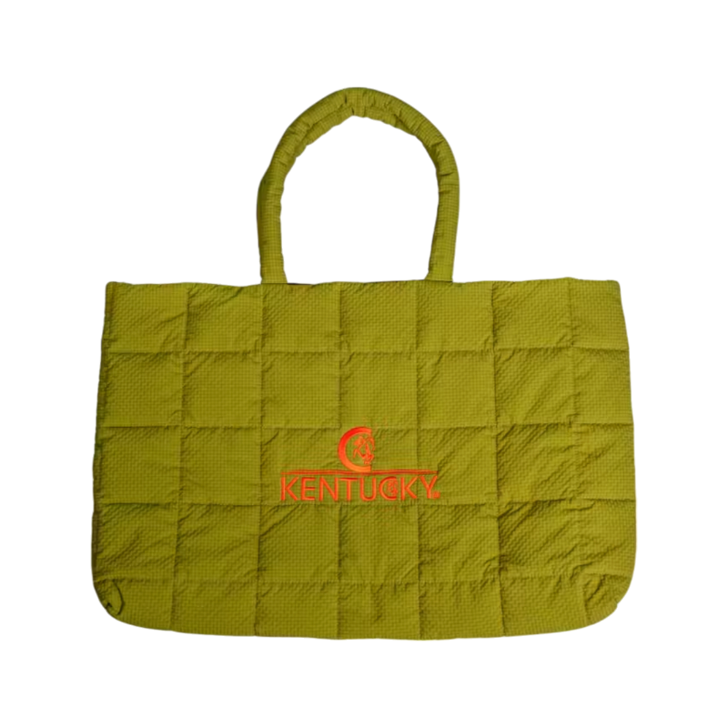 Kentucky Horsewear - Khaki Kentucky Logo Padded Bag | - Ohlala