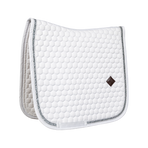 Kentucky Horsewear - Dressuuronderlegger Glitter Band wit/ zilver | - Ohlala