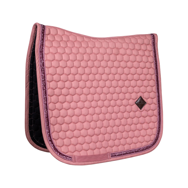 Kentucky Horsewear - Tapis de dressage Glitter Band rose | - Ohlala
