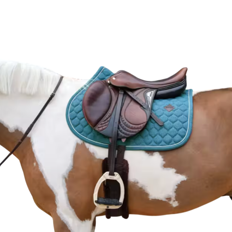 Kentucky Horsewear - Emerald Green Melange Saddle Pad | - Ohlala