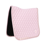Kentucky Horsewear - Dressage saddle pad 3D logo Onion Quilt light pink | - Ohlala