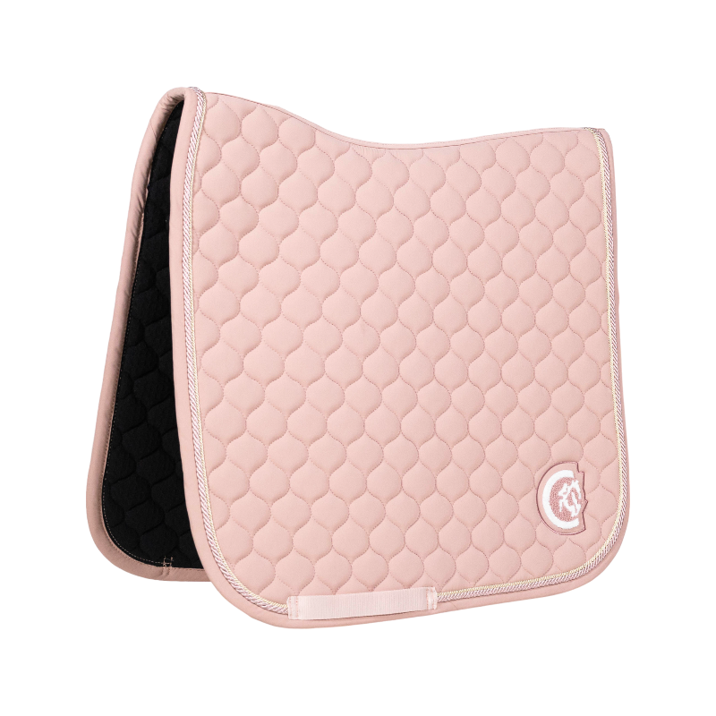 Kentucky Horsewear - Dressage saddle pad 3D logo Onion Quilt dusty rose | - Ohlala