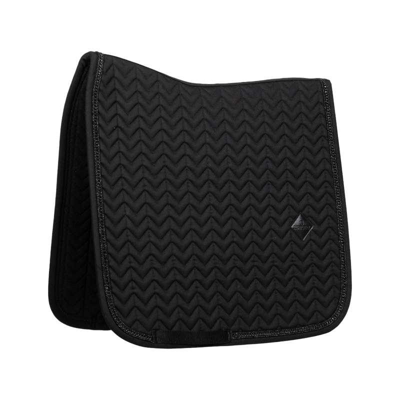 Kentucky Horsewear - Metal Chain Black Dressage Saddle Pad | - Ohlala