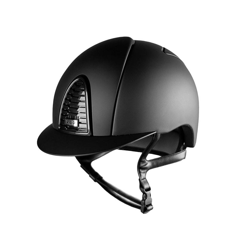 KEP - Kask Cromo 2.0 matowy czarny standardowy daszek | - Ohlala