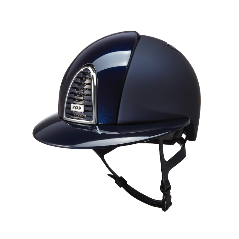 KEP - Cromo 2.0 textile polo polish blue riding helmet | - Ohlala