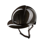 KEP - Capacete de equitação Smart Nova Metal Polish castanho viseira polo | - Ohlala