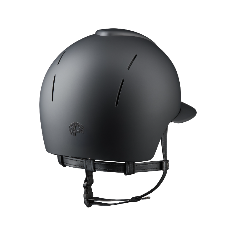 KEP - Casque d'équitation Smart Nova Textile Star black visière polo | - Ohlala