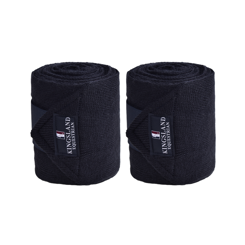 Kingsland - Classic Navy Stable Bandages (x4) | - Ohlala