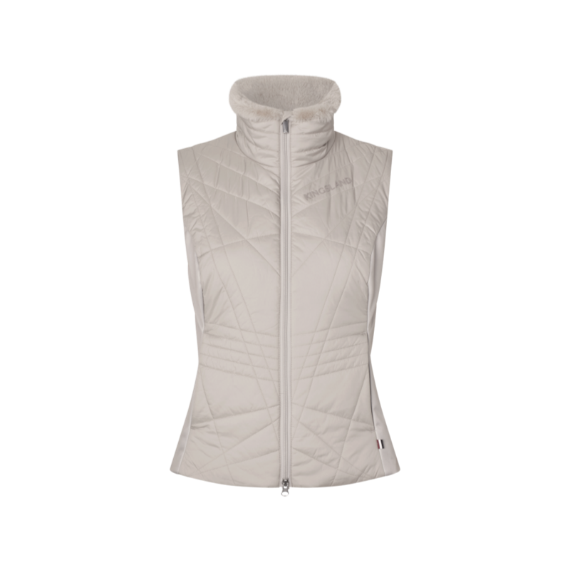 Kingsland - Women's Short-Sleeve Riding Gilet KLAlba Beige Dove
