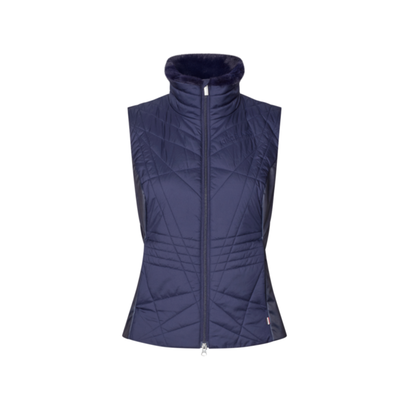 Kingsland - KLAlba Women's Short-Sleeve Riding Puffer Jacket Evening Blue