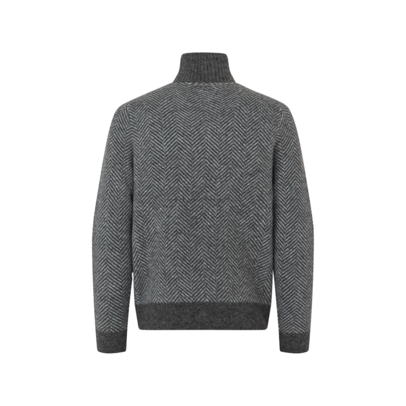 Kingsland - Maglione mezza zip uomo KLAndrew grigio scuro