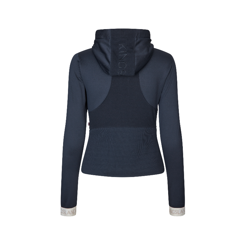 Kingsland - Women's long-sleeve fleece jacket KLNena navy | - Ohlala
