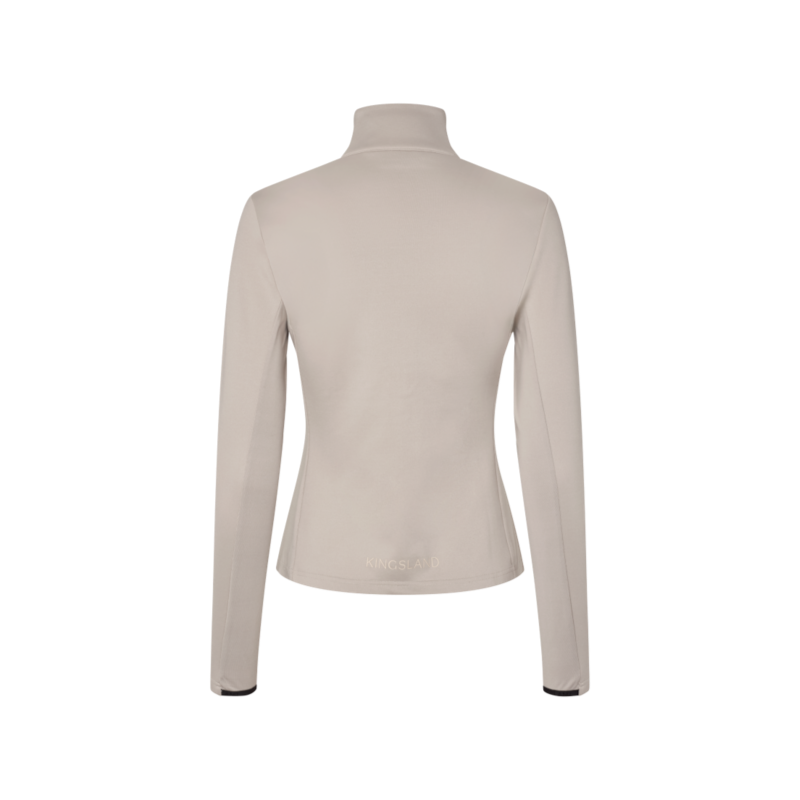 Kingsland - KLAlba Women's Zip Fleece Jacket Beige Dove