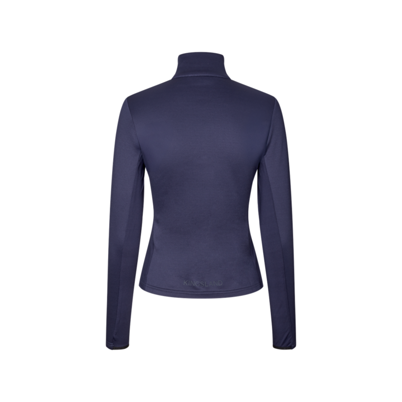 Kingsland - Women's Long Sleeve Zip Fleece Jacket KLAlba Evening Blue