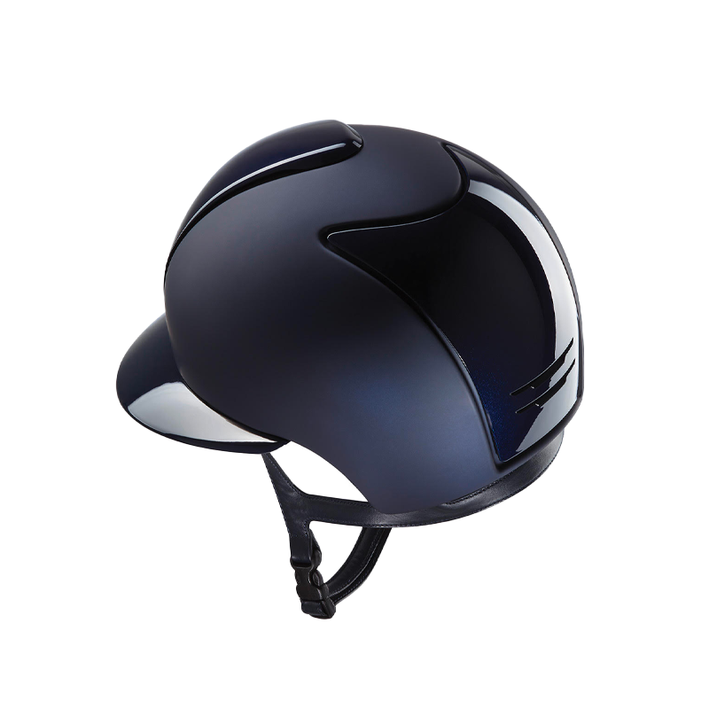KEP - Cromo 2.0 Textile Polo Polish Blue riding helmet | - Ohlala