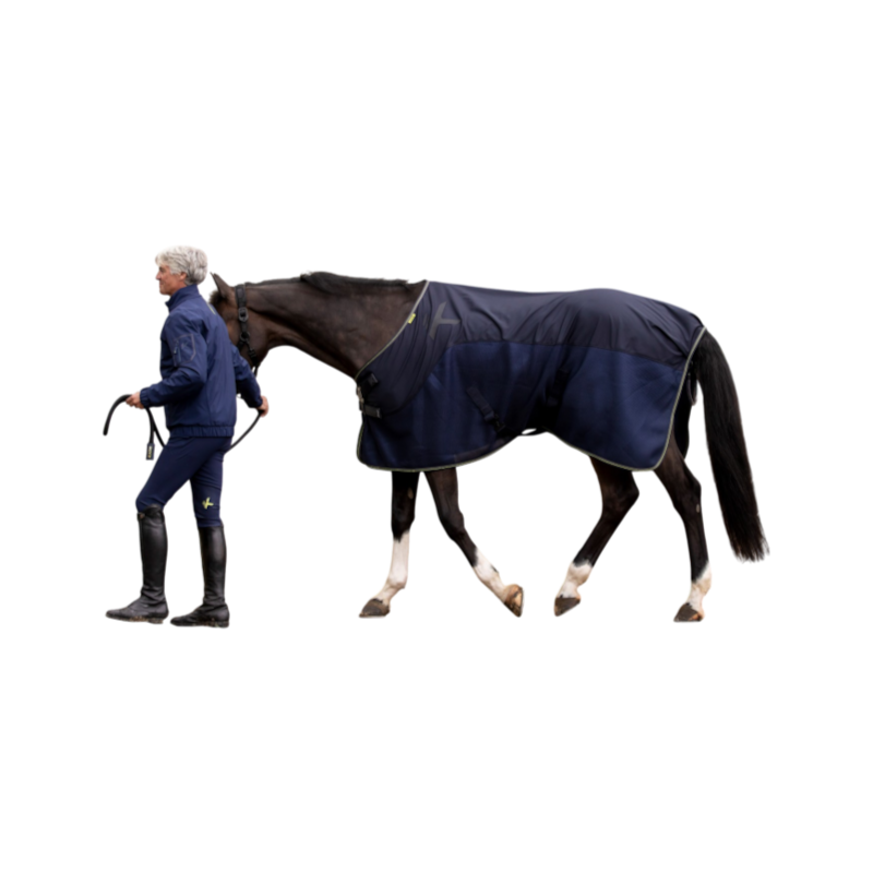K By Equithème - K-EROS navy softshell & mesh rug