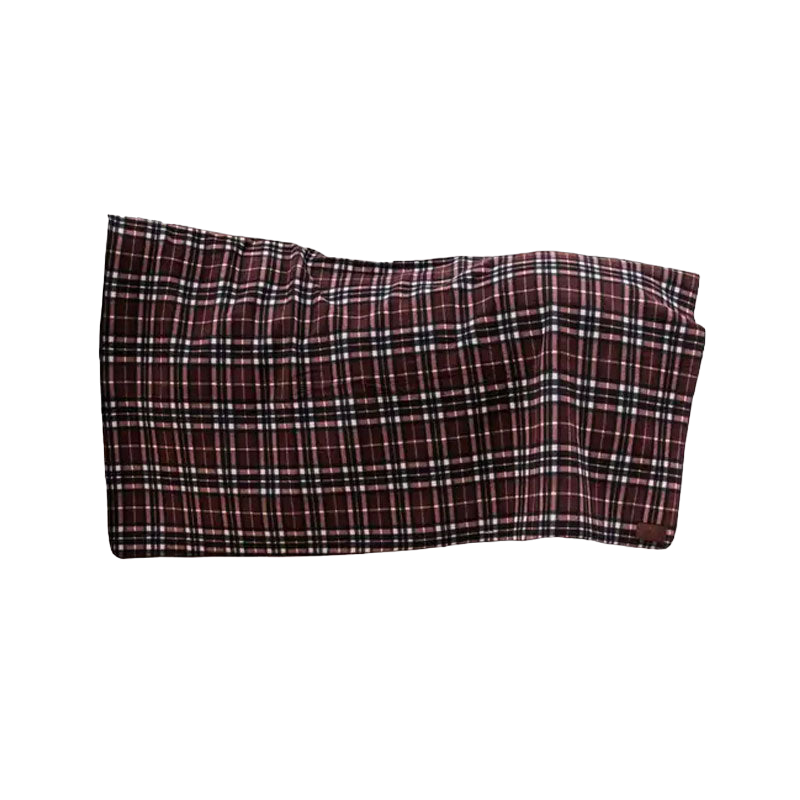 Kentucky Horsewear - Heavy square check brown cooler rug | - Ohlala