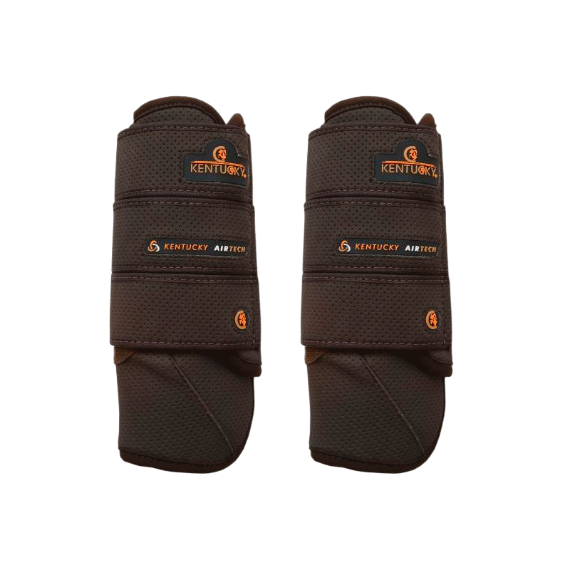 Kentucky Horsewear - Polainas de cross para anteriores marrón | - Ohlala
