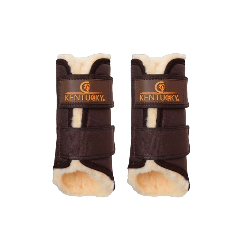 Kentucky Horsewear - Polainas Solimbra para anteriores marrón | - Ohlala