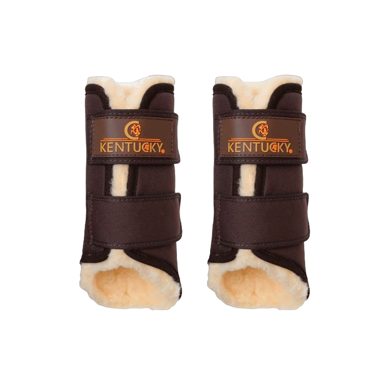 Kentucky Horsewear - Polainas Solimbra para posteriores marrón | - Ohlala
