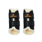 Kentucky Horsewear - Horse Turn Out Leather Boots Front Black | - Ohlala