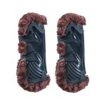 Kentucky Horsewear - Guêtres ouvertes mouton marron vegan Bamboo Elastique noir x2 | - Ohlala