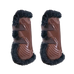 Kentucky Horsewear - Guêtres ouvertes mouton noir vegan Bamboo Elastique marron x2 | - Ohlala