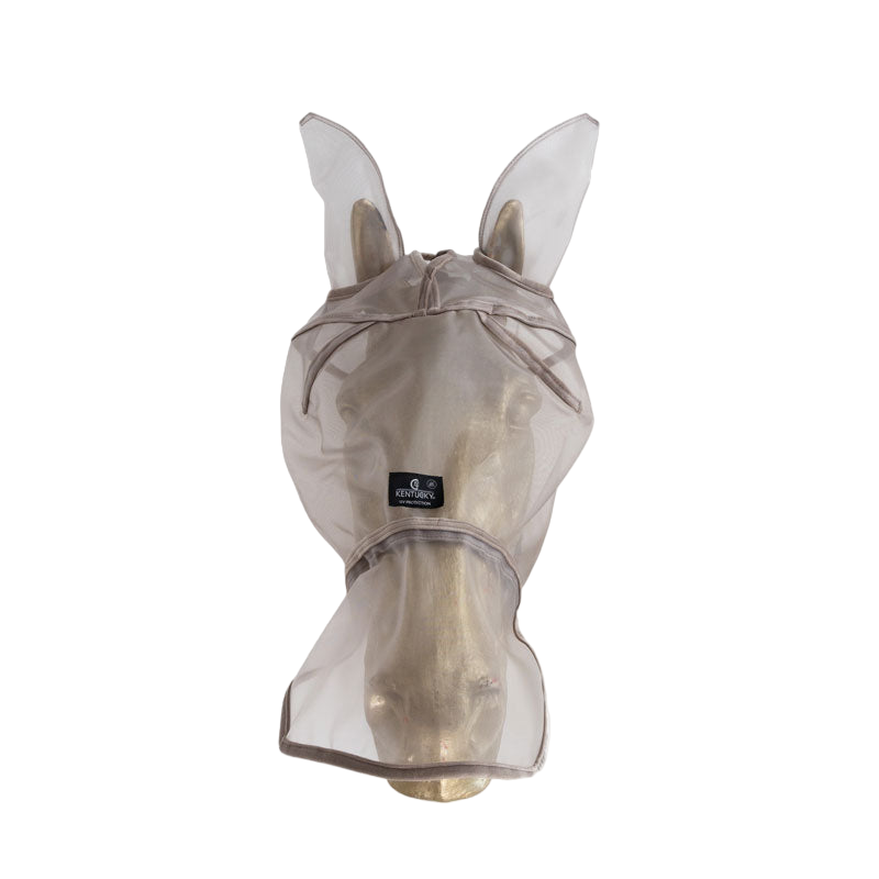 Kentucky Horsewear - Fliegenschutzmaske Classic mit Ohren und Nase beige | - Ohlala