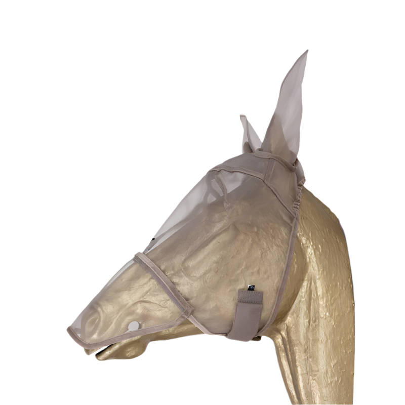 Kentucky Horsewear - Fliegenschutzmaske Classic mit Ohren und Nase beige | - Ohlala