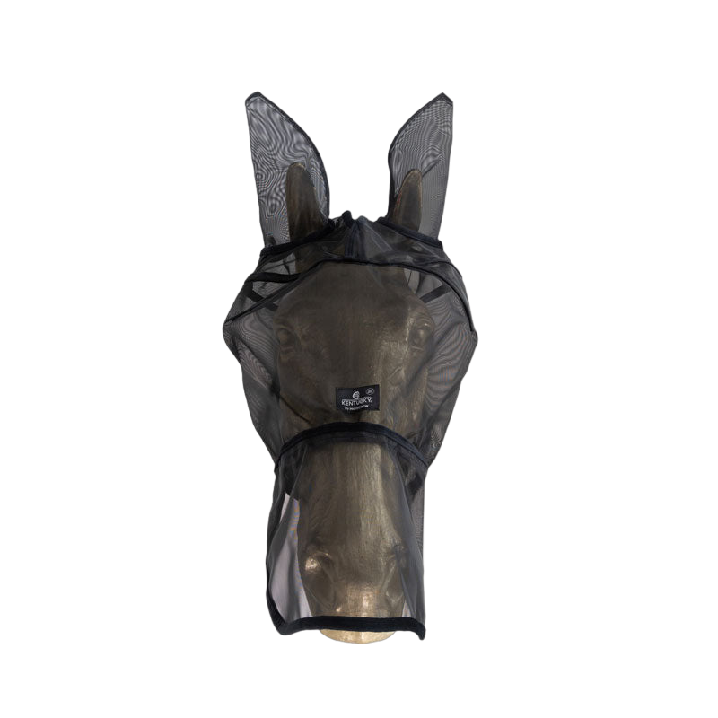 Kentucky Horsewear - クラシック耳・鼻付き防虫マスク ブラック | - Ohlala
