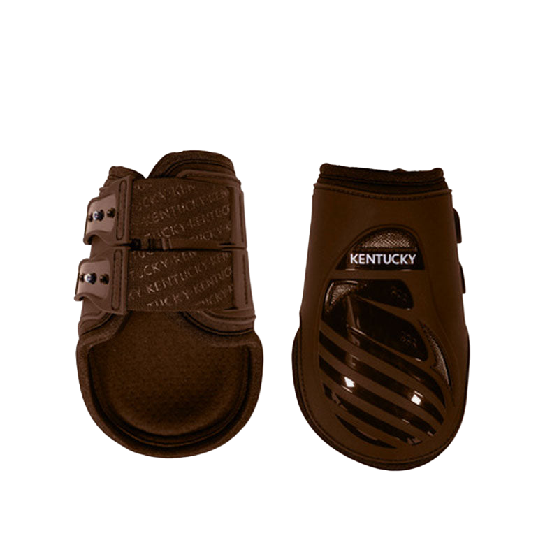 Kentucky Horsewear - Elastischer hoher Fesselschutz braun | - Ohlala