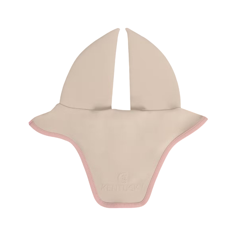 Kentucky Horsewear - Cuffia antirumore per cavalli softshell beige/rosa antico | - Ohlala