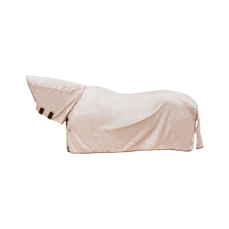 Kentucky Horsewear - Vliegendeken Comfort Classic beige/bordeaux | - Ohlala