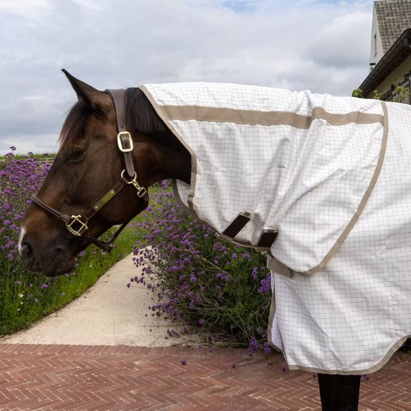 Kentucky Horsewear - Derka przeciw owadom Sweet Itch Fly Comfort biała | - Ohlala