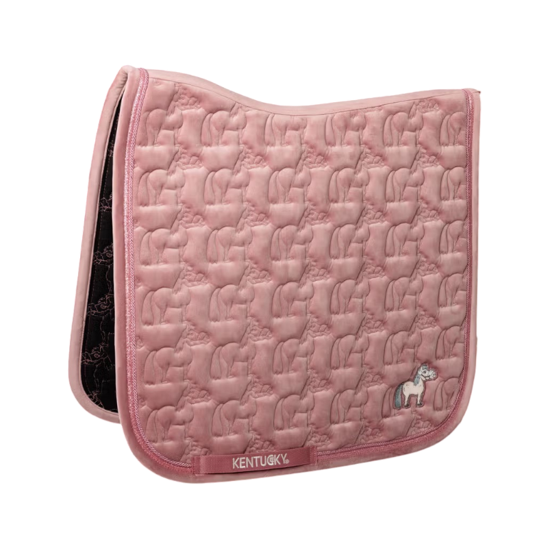 Kentucky Horsewear - サミー グリッターパール ヴィユーローズ 馬場用鞍パッド | - Ohlala