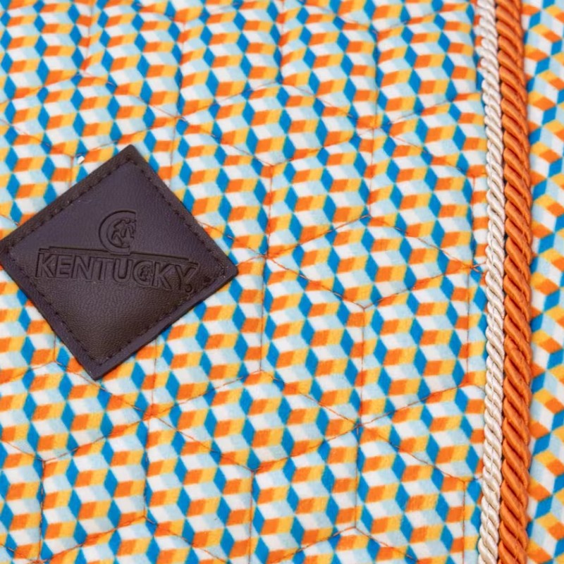 Kentucky Horsewear - Sudadero de doma Velvet Printing cubes colorfull | - Ohlala