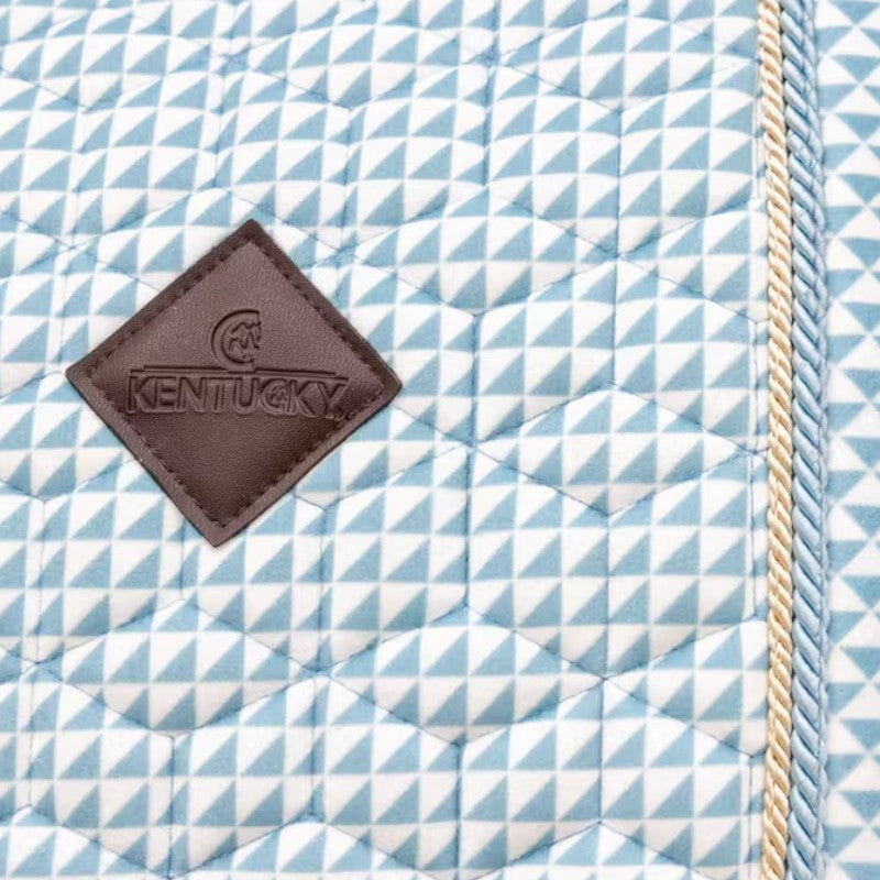 Kentucky Horsewear - Tappeto da dressage Velvet Printing flags azzurro | - Ohlala