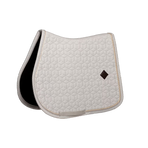 Kentucky Horsewear - Tapis de selle Velvet Printing pied de poule gris/ blanc | - Ohlala