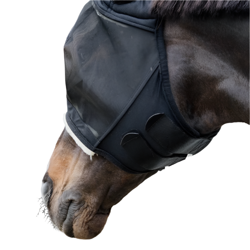 Kentucky Horsewear - Maschera antimosche Friendly con orecchie nera | - Ohlala