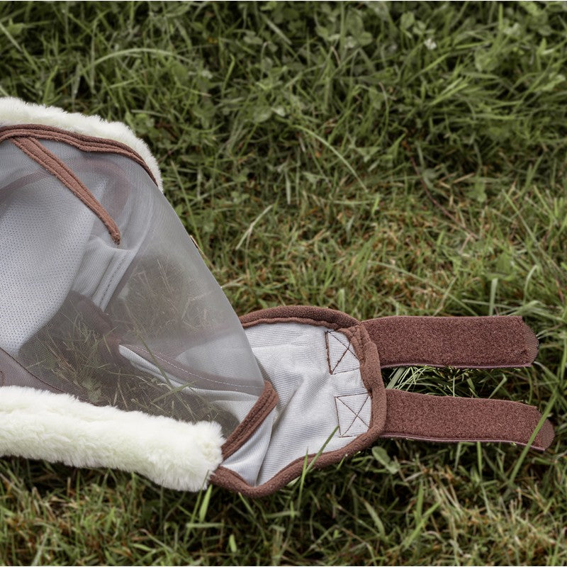 Kentucky Horsewear - Maska przeciw muchom Friendly z srebrnymi uszami | - Ohlala