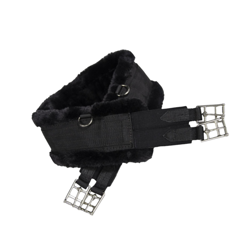 Kentucky Horsewear - Sangle mouton noir/ noir | - Ohlala