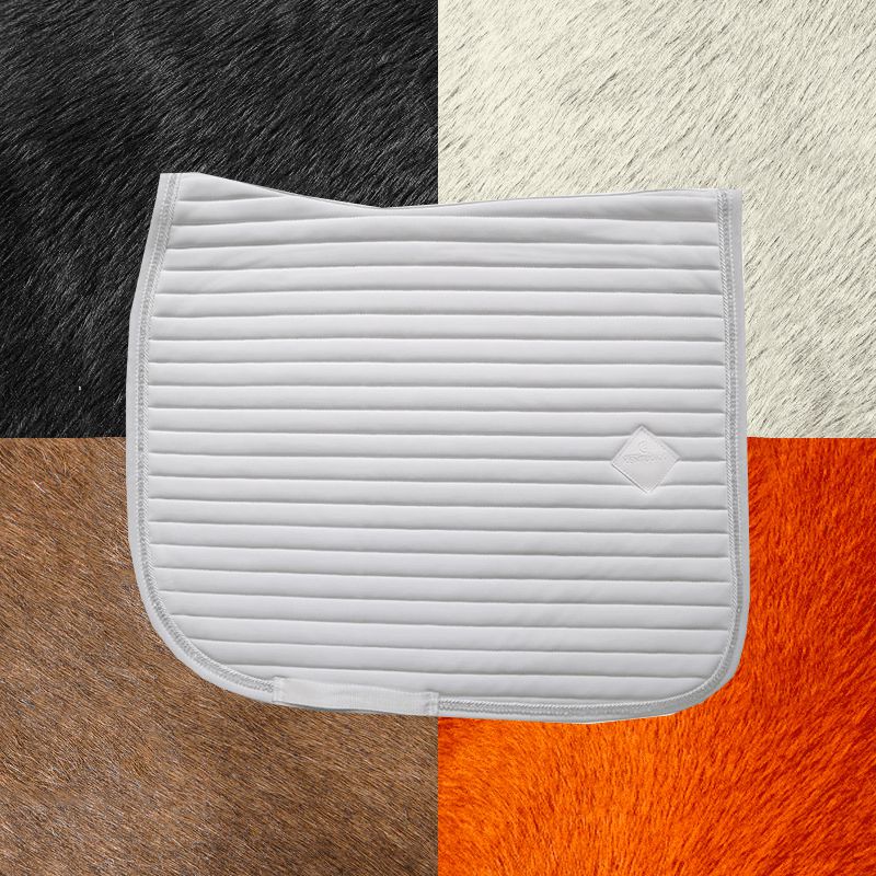 Kentucky Horsewear - Sottosella da dressage Pearls bianco | - Ohlala